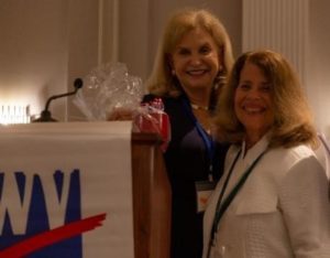 Former Congresswoman Carolyn Maloney and Judie Gorenstein